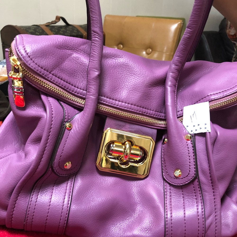 Purple purse